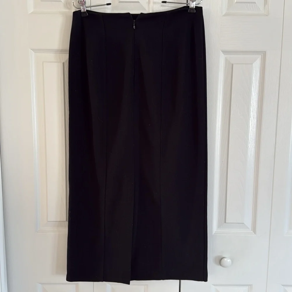 Vintage Old Navy Clothing Co. Women's Black Polyester/Rayon Pencil Skirt - 10 - Picture 5 of 10